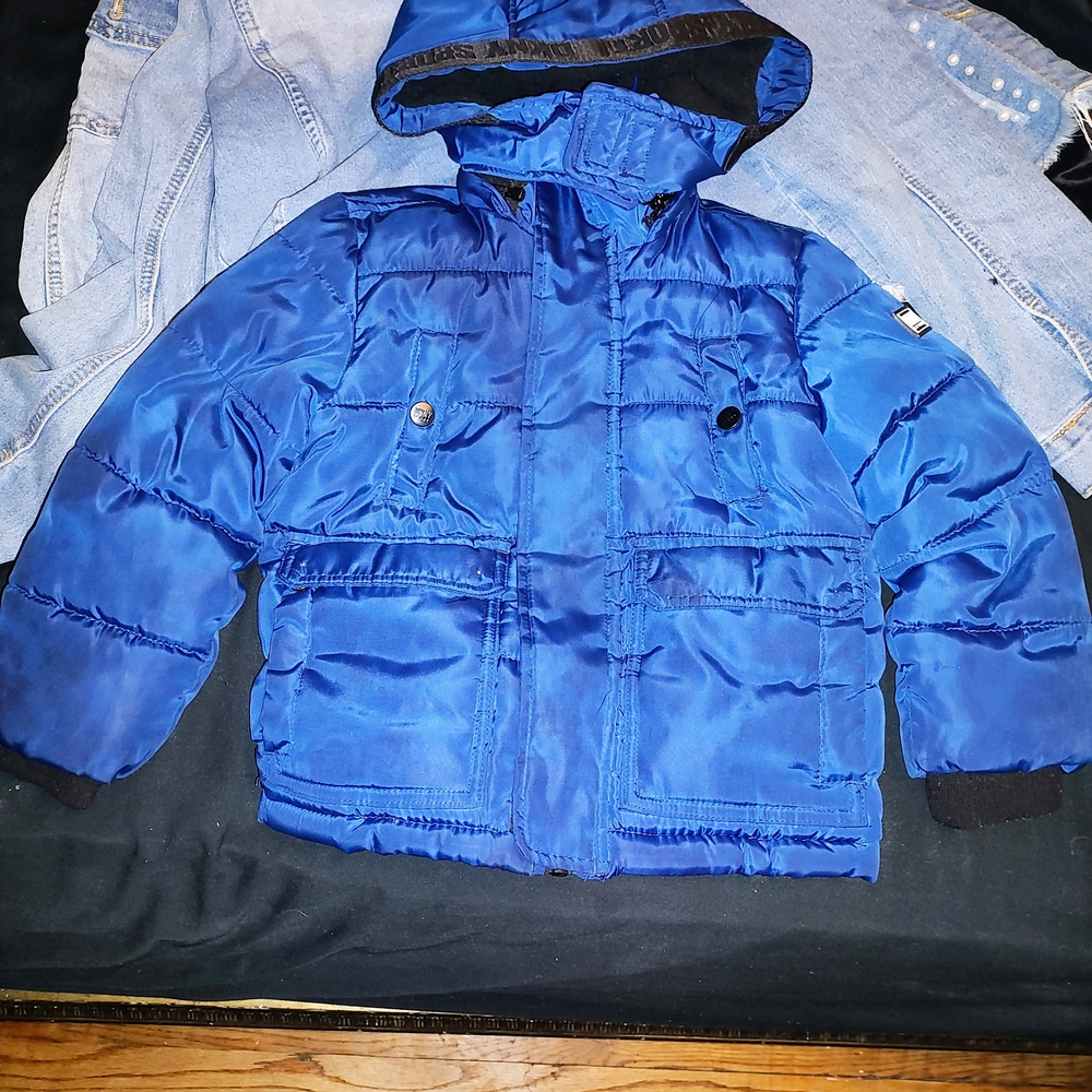 Perfect for chilly days, Boys Blue Puffer Jacket